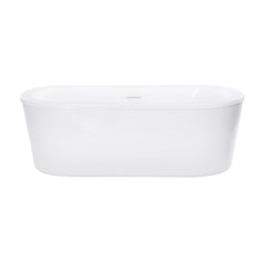 66'' Freestanding Bathtub Round 2Pcs