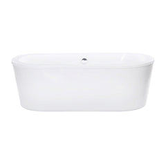 66'' Freestanding Bathtub Round 2Pcs