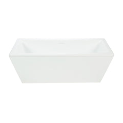 60’’ rectangular 2 pieces freestanding bathtub II